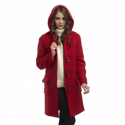 2Картинка Женское пальто-дафлкот Original Montgomery Classic Red