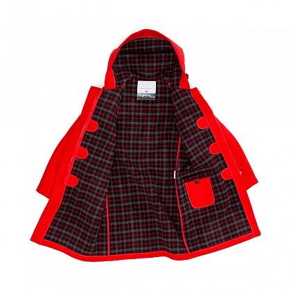 3Картинка Женское пальто-дафлкот Original Montgomery Wooden Toggles Red