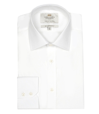 1Картинка Мужская рубашка Hawes & Curtis Saint James Slim Fit Plain White