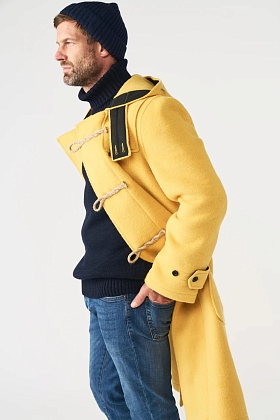 5Картинка Пальто-дафлкот Original Montgomery Teddy Extra Long Yellow
