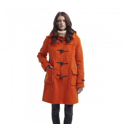 1Картинка Женское пальто-дафлкот Original Montgomery London Orange