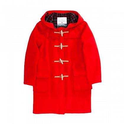 1Картинка Женское пальто-дафлкот Original Montgomery Wooden Toggles Red