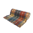 Highland Wool Blend Tartan Blanket Buchanan Ancient