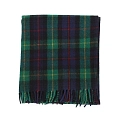 Highland Wool Blend Tartan Blanket Farquharson