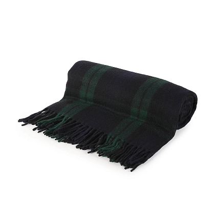 1Картинка Плед Highland Wool Blend Tartan Blanket Black Watch