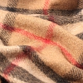 Highland Wool Blend Tartan Blanket Thomson Camel