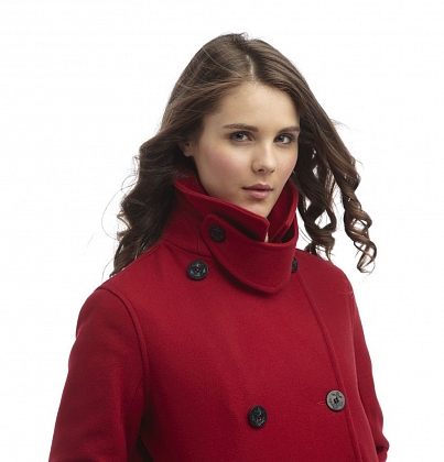 3Картинка Пальто-бушлат Original Montgomery Lined Pea Coat Red