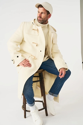 5Картинка Пальто-дафлкот Original Montgomery Teddy Extra Long White