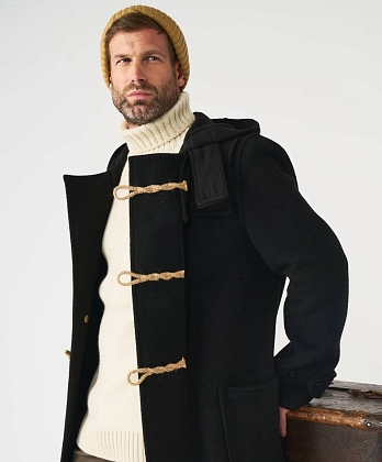 1Картинка Пальто-дафлкот Original Montgomery Teddy Extra Long Black