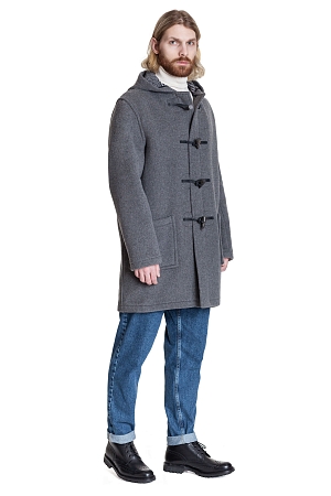 Пальто-дафлкот London Tradition Joseph Grey POW