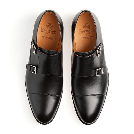 Berwick 3637 Box Calf Negro Rubber