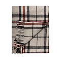 Wool Blend Tartan Knee Blanket Thomson Grey