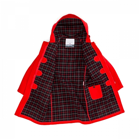 Женское пальто-дафлкот Original Montgomery Wooden Toggles Red