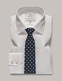 Hawes & Curtis Herringbone White Slim Fit