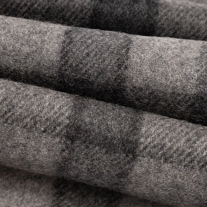 4Картинка Плед Highland Wool Blend Tartan Blanket Buchanan Grey