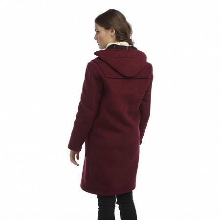 Женское пальто-дафлкот Original Montgomery Classic Burgundy