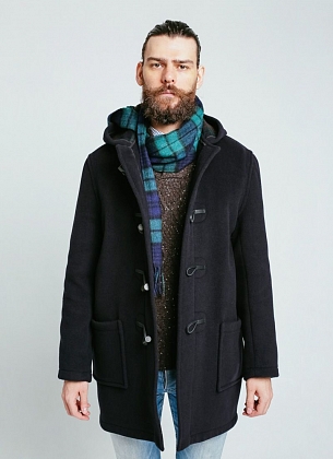 1Картинка Мужское пальто-дафлкот London Tradition Joseph Navy