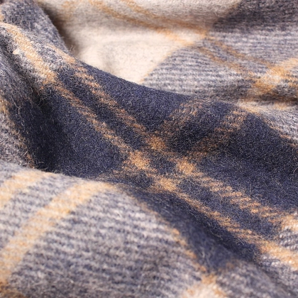 4Картинка Плед Highland Wool Blend Tartan Blanket Bannockbane Silver