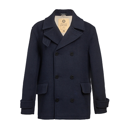 1Картинка Пальто-бушлат Original Montgomery Teddy Pea Coat Navy