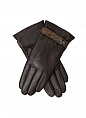 Dents Women's Wool Lined Leather Gloves with Abraham Moon Tweed Detail