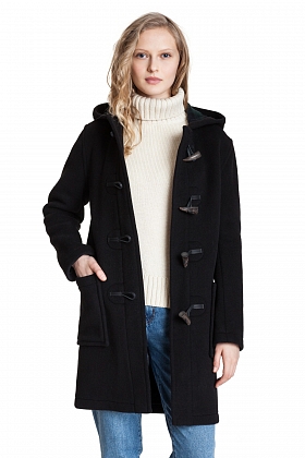 1Картинка Пальто-дафлкот London Tradition Angela Black BW5