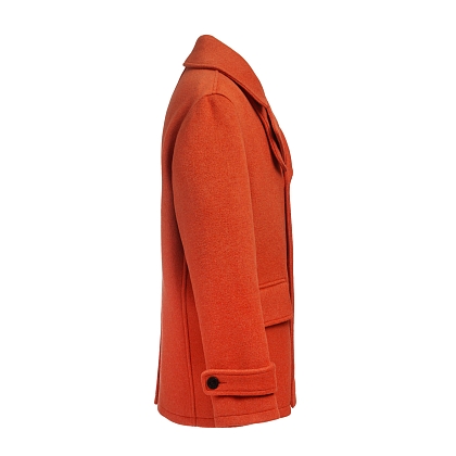 2Картинка Пальто-бушлат Original Montgomery Teddy Pea Coat Orange