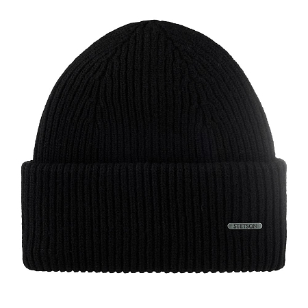 Шапка Stetson Beanie Wool Black