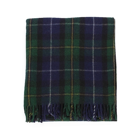 Highland Wool Blend Tartan Blanket Macneil Of Barra