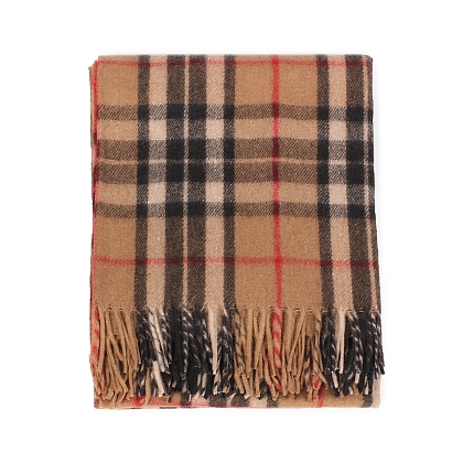 3Картинка Плед Highland Wool Blend Tartan Blanket Thomson Camel