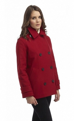 Картинка Пальто-бушлат Original Montgomery Lined Pea Coat Red