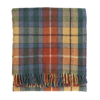 3Картинка Плед Highland Wool Blend Tartan Blanket Buchanan Ancient