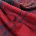 Highland Wool Blend Tartan Blanket Lindsay