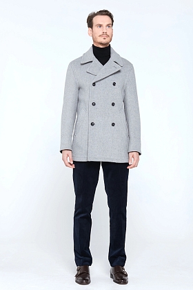 2Картинка Пальто-бушлат London Tradition Pearl Grey