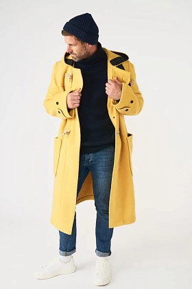 4Картинка Пальто-дафлкот Original Montgomery Teddy Extra Long Yellow