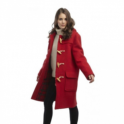 4Картинка Original Montgomery Womens Wooden Toggle Duffle Coat RED